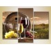 Картина Magic Color Triptych Still Life. White and red wine (2698681)