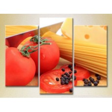 Картина Magic Color Triptych Spaghetti and Tomatoes (2698705)