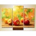 Pictură Magic Color Triptych Autumn and Apples (2698688)