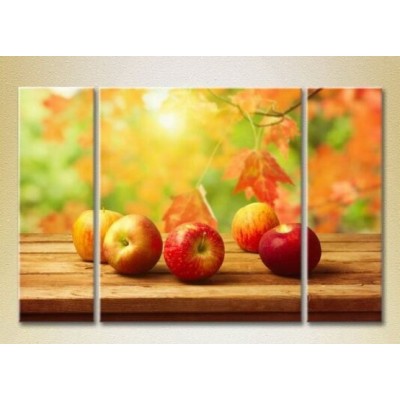 Картина Magic Color Triptych Autumn and Apples (2698692)