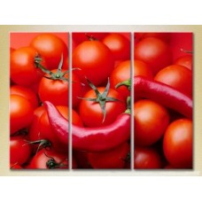 Картина Magic Color Triptych Tomatoes and Chili (2698693)