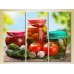 Картина Magic Color Triptych Fresh vegetables and preparations (2698701)