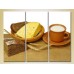 Картина Magic Color Triptych Cheese, Bread and Milk (2698715)