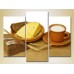 Картина Magic Color Triptych Cheese, Bread and Milk (2698717)