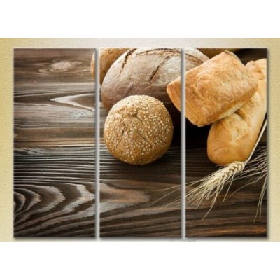 Картина Magic Color Triptych Bread and Buns (2698725)