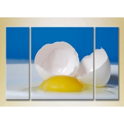 Pictură Magic Color Triptych Broken Egg (2698728)