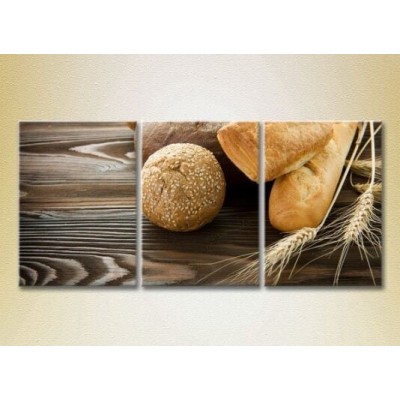 Картина Magic Color Triptych Bread and Buns (2698732)