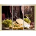 Картина Magic Color Triptych Still Life. Wine. Cheese platter (2698683)