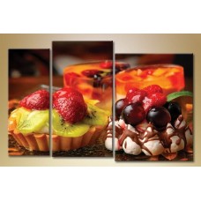 Картина Magic Color Triptych Desserts (1547216)