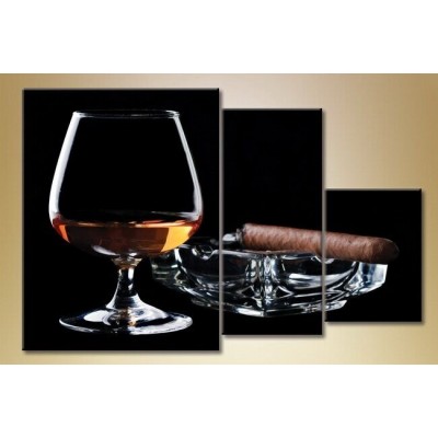 Картина Magic Color Triptych Cognac and Cigar (1547228)