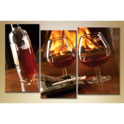 Картина Magic Color Triptych Cognac and Cigar 2 (1547229)