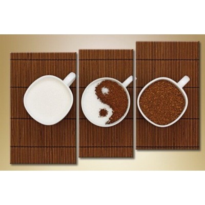 Картина Magic Color Triptych Coffee Yinyang 2 (1547240)