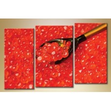 Картина Magic Color Triptych Red Caviar (1547243)