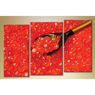 Картина Magic Color Triptych Red Caviar (1547243)