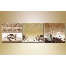 Pictură Magic Color Triptych Coffee 2 (1547256)