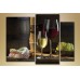 Pictură Magic Color Triptych Still Life Wine 2 (1547258)