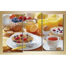 Картина Magic Color Triptych Healthy Breakfast (1547268)