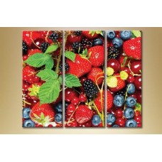 Картина Magic Color Triptych Berries (1547286)