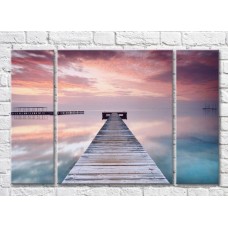 Картина Magic Color Wooden pier and Pink sky (3469219)