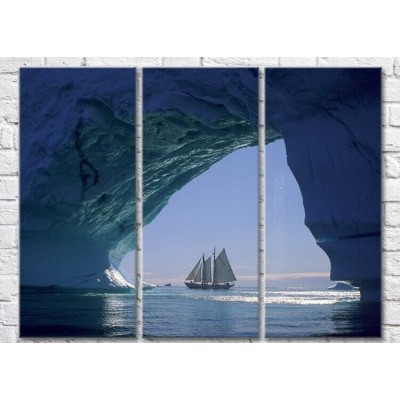 Pictură Magic Color Ice arch sailboat (3469191)