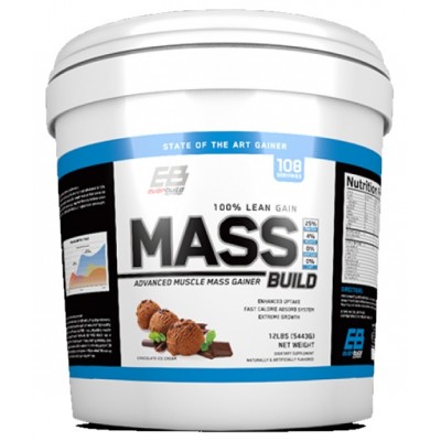 Гейнер EverBuild 100% Mass Build 5448g Chocolate Ice Cream