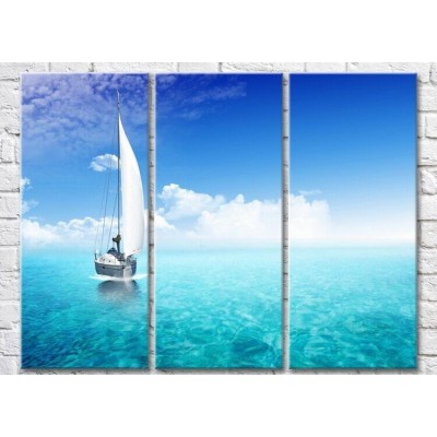 Картина Magic Color Sailboat on the high seas (3469174)