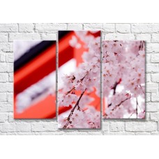 Pictură Magic Color Abstract cherry blossom branches (500226)