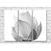 Картина Magic Color Water lily in black and white style (3448881)