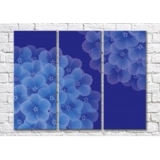 Картина Magic Color Blue hydrangea flowers on a lilac background (500248)