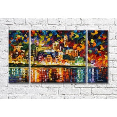 Картина Magic Color River City and Evening Lights (35110173)