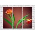 Картина Rainbow Two tulips with lush flowers (500257)