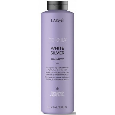 Шампунь для волос Lakme Teknia White Silver 1000ml