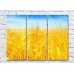 Pictură Rainbow Yellow wheat field against the sky (500276)