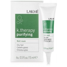 Mască pentru păr Lakme K.Therapy Matt Oily Hair 6x15 ml