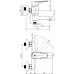 Смеситель для ванны Rubineta Deli-10/K (SW) (D1PK08)