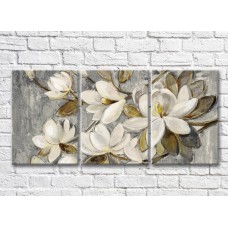 Pictură Rainbow Large white magnolia flowers (3572578)