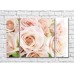 Pictură Rainbow Large flowers of cream roses (500401)