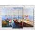 Pictură Rainbow Pier Boats & Fishing Boat (3485211)