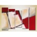 Картина Rainbow Polyptych Abstraction white red 06 (2231735)