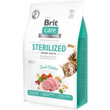 Hrană uscată pentru pisici Brit Care Grain Free Sterilized Urinary Health Fresh Chicken 7kg