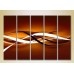 Картина Rainbow Polyptych Abstract brown yellow 08 (2231663)