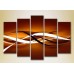 Картина Rainbow Polyptych Abstract brown yellow 11 (2231666)