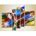 Картина Rainbow Polyptych Abstraction blue red 10 (2231693)