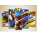 Картина Rainbow Polyptych Abstraction blue red 12 (2231694)