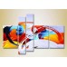 Картина Rainbow Polyptych Abstraction blue orange 15 (2231696)