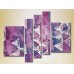 Картина Rainbow Polyptych Abstraction lilac violet 10 (2231706)