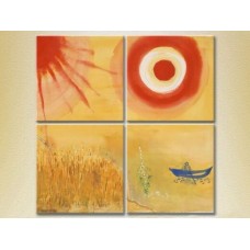 Картина Rainbow Polyptych Abstraction Chagall 01 (2230352)