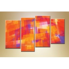 Картина Rainbow Polyptych Abstraction 112 (1609849)