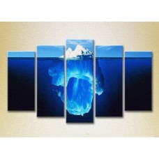 Картина Rainbow Polyptych Iceberg Underwater 05 (2224778)