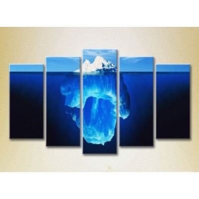 Картина Rainbow Polyptych Iceberg Underwater 05 (2224778)